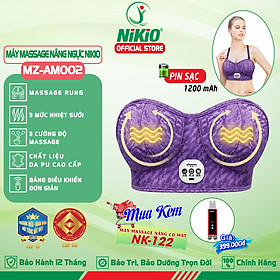 Máy massage ngực Ming Zhen Nikio MZ-AM002 - Tăng size hiệu quả, Nhiệt sưởi ấm kích thích phát triển