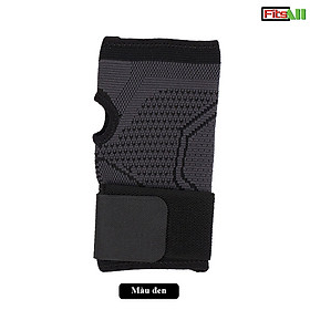Găng tay tập gym, bao tay hở ngón bảo vệ bàn tay, có dây quấn trợ lực cổ tay BTFA01