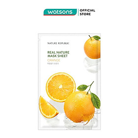 Mặt Nạ Giấy Nature Republic Chiết Xuất Cam Tự Nhiên Real Nature Orange Mask 23ml