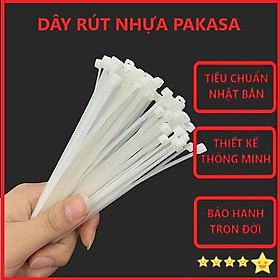 { Nhiều Lựa Chọn } Dây rút nhựa bọc 100 sợi PaKaSa - Hàng chính hãng