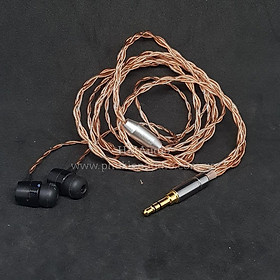 Dây tai nghe đồng OFC 1.0mm tết 4 - Connetor MMCX/ 2pin 0.78mm/ A2DC/ IM01/02/03/50/70