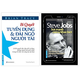 [Download Sách] Combo Bí quyết tuyển dụng và đãi ngộ người tài + Steve Jobs Sức mạnh của sự khác biệt