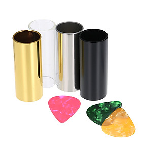 4 Ống Inox (60MM) Và 3 Gảy Guitar Cho Đàn Guitar