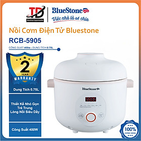 Mua Nồi Cơm Điện Tử Mini Bluestone 5905   Dung Tích 0.75L   Hàng Chính Hãng