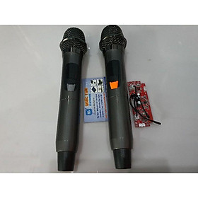 Mua Bộ micro không dây UHF có chỉnh tần số thân nhôm