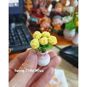 Mua Tổng hợp các mẫu bình bông trang trí bàn thờ Thần Tài Thổ Địa siêu mini cao tầm 7cm