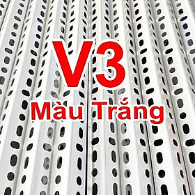 Mua Thanh Sắt V Lỗ Đa Năng V30x30mm dày 1 7mm chiều dài các loại 1 5m/1 8m/2m/2 2m/2 4m - Hàng Chính Hãng