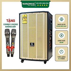 Mua Loa Kéo Nanomax SK-15X6 Bass 4 Tấc 650w Karaoke Bluetooth - Hàng Chính Hãng