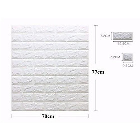 Mua Xốp dán tường - Miếng xốp dán tường 3D giả gạch khổ lớn