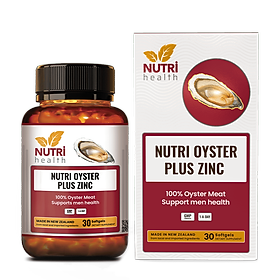 Viên Uống Tinh Chất Hàu New Zealand NUTRI OYSTER PLUS ZINC 30 Viên