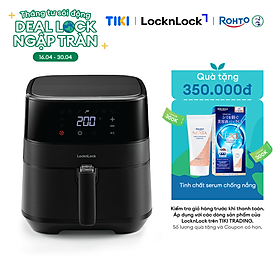 Nồi chiên không dầu LocknLock EJF284BLK (5.5 Lít) - Hàng chính hãng