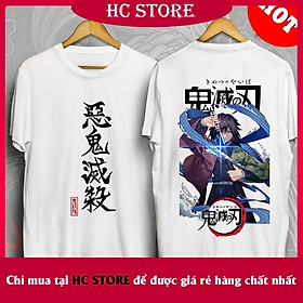 BST Áo Thun KIMETSU NO YAIBA Siêu Đẹp | Áo Phông DEMON SLAYER Tanjirou | Giyuu | Zenitsu | Nezuko cực ngầu siêu chất - 1