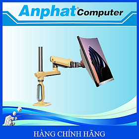 Giá Treo Màn Hình LCD Gắn Bàn NB D9 Vàng LED RGB (32" - 60") – Hàng Chính Hãng