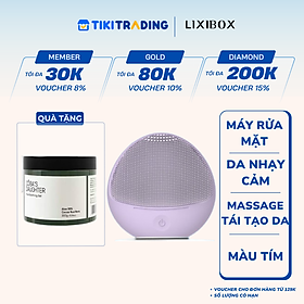 Máy Rửa Mặt Halio Sensitive Facial Device Dành Cho Da Nhạy Cảm - Sóng Âm Sạch Sâu, Kèm Hộp Treo