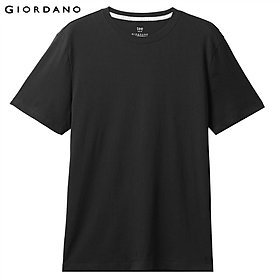 Áo thun nam cổ tròn giordano gm c-neck tee 01020250
