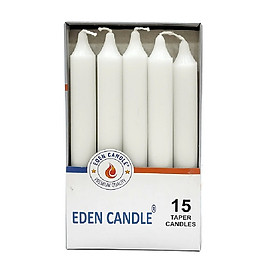 Mua Hộp 15 cây nến thơm thẳng Eden Candle FTRAMART EDC2317 cao 15 cm (Trắng)