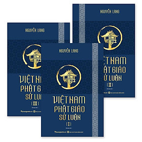 Sách Boxset Việt Nam Phật Giáo Sử Luận (Bộ 3 cuốn) (Tái bản năm 2022)