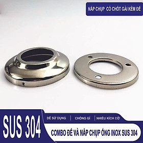 Combo Đế Và Nắp Chụp Kibath Inox 304 KB-983