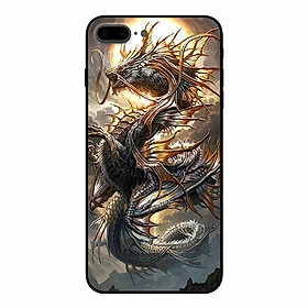 Ốp lưng in cho Iphone 7 Plus/ 8 Plus  Rồng Trăng
