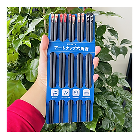 Mua Set 5 đôi đũa sợi thủy tinh chịu nhiệt đến 260 độ C cao cấp Nội địa Nhật Bản