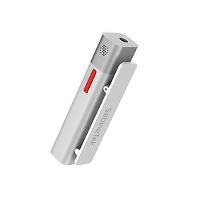 SmartMike+ Wireless BT Microphone BT Headset Volg Video Radio Device Short Video Recording Device for Vlogger White