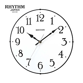 Đồng hồ Rhythm CMG630NR02 – Kt 30.7 x 5.4cm, 622g. Vỏ nhựa. Dùng Pin.