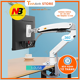 Mua Giá treo màn hình máy tính Cao Cấp NB F100A 22 - 35 inch Arm màn hình tải trọng 12Kg Mẫu mới 2021 - Hàng Nhập Khẩu