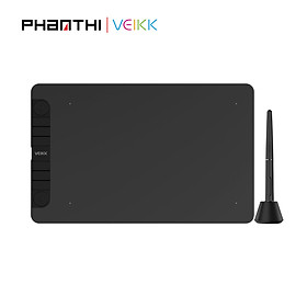 Bảng Vẽ Điện Tử VEIKK VK1060 PRO Android 2 Vòng Xoay Dial Đa Năng Cảm Ứng Nghiêng Mặt Nhám Mô Phỏng Giấy Vẽ - Hàng Chính Hãng