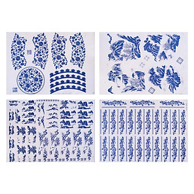 Ceramics Decals Sticker Flower Paper Jingdezhen DIY High Temperature Underglazed