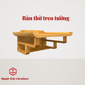 Mua (2 size) Bàn thờ treo tường gỗ sồi