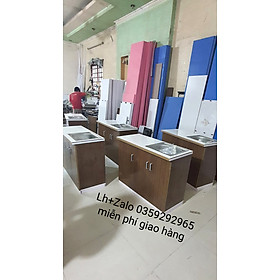 Mua Tủ bếp mini nhựa đài Loan ốp mặt gạch sẵn bồn rửa