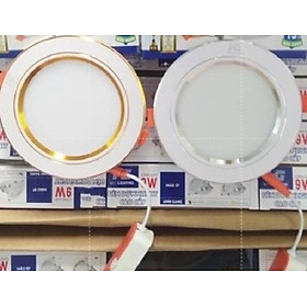 Mua LED  dowlight 7w 1 chế độ viền vàng bạc TRẮNG