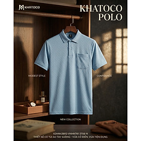 Áo thun nam Polo Khatoco sale off 30% 299k(giá tem 438k)(M-2XL)