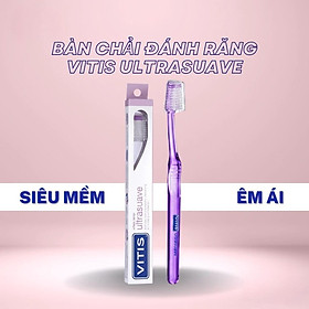 Bàn chải đánh răng siêu mềm sau phẫu thuật VITIS Ultrasuave – Hộp 1 cây - Nhập Khẩu Tây Ban Nha