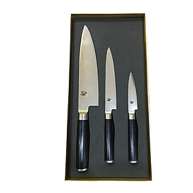 Bộ 3 dao bếp Nhật cao cấp KAI Shun Classic Chef, Ultility và Paring Bộ dao thái, đa năng, gọt hoa quả DMS-300 - Dao bếp Nhật chính hãng