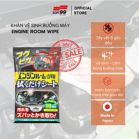 Khăn Lau Buồng Máy Engine Room Wipe Soft99 W-134