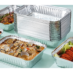 Mua Khay giấy bạc vuông lót nồi chiên không dầu  đĩa vuông nhôm GD684-KVuong23