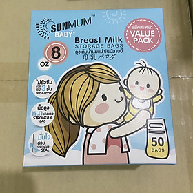 Túi Trữ Sữa SUNMUM 250ml - Hộp 50 Túi
