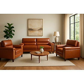 Bộ sofa văn phòng Juno Sofa gồm ghế băng 2m và 2 ghế đơn