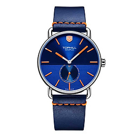 ĐỒNG HỒ TOPHILL TS020G.PL1352 Dây da và vỏ thép 316L, máy pin, kính sapphire