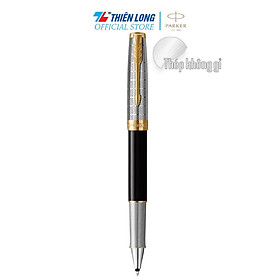 Bút lông bi cao cấp Parker SON X-M Black GT GB-2119786 - Thép không gỉ