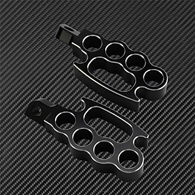 Motorcycle Flying Knuckle Footrests Control Footpegs Foot Pegs Pedal