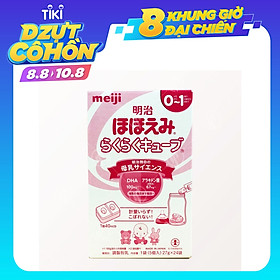 Sữa Meiji Số 0 Dạng Thanh Cho Trẻ Từ 0 Đến 12 Tháng Tuổi (24 thanh)