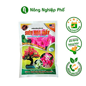 Phân siêu hoa giấy giúp tậu tán, cứng cây, ra nhiều hoa - Gói 700gr