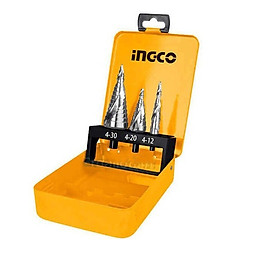 BỘ 3 MŨI KHOAN CHÓP NÓN INGCO AKSDS0302