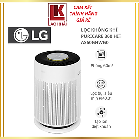 Mua Máy lọc không khí LG Puricare 360 Hit AS60GHWG0  lọc bụi mịn PM0.01  kháng khuẩn 99.9% - Hàng chính hãng - Bảo hành 12 tháng chính hãng