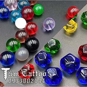 Một viên bi hạt lựu hoặc bi tròn đủ size lựa chọn từ 4mm tới 14mm