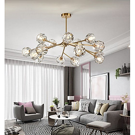 Đèn chùm pha lê ZONE trang trí nội thất hiện đại 