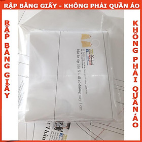 Rập giấy A0 mã R189 - rập áo bé (BẢN VẼ)