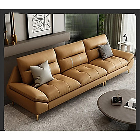 Sofa băng bọc da cao cấp BMSF35 Tundo Kích thước 2m2 nhiều màu lựa chọn